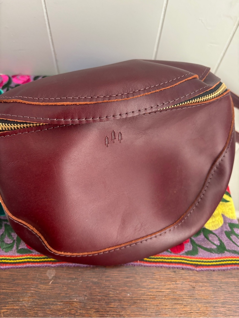 PLG Sally Sling Bag in COGNAC
